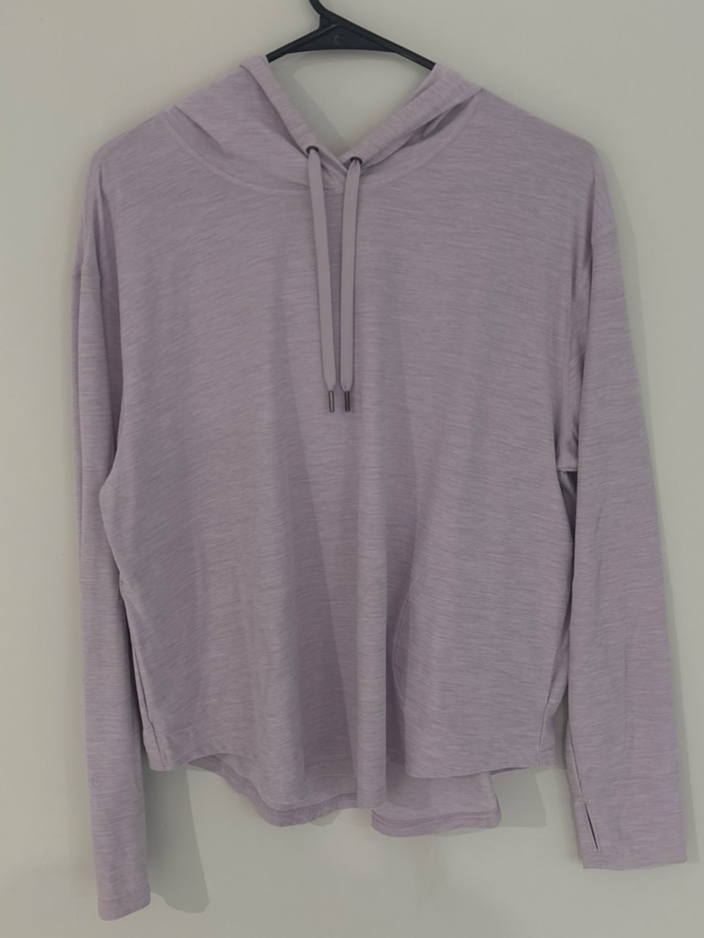 Old Navy Lavender Lightweight Hooded Long-Sleeve Top